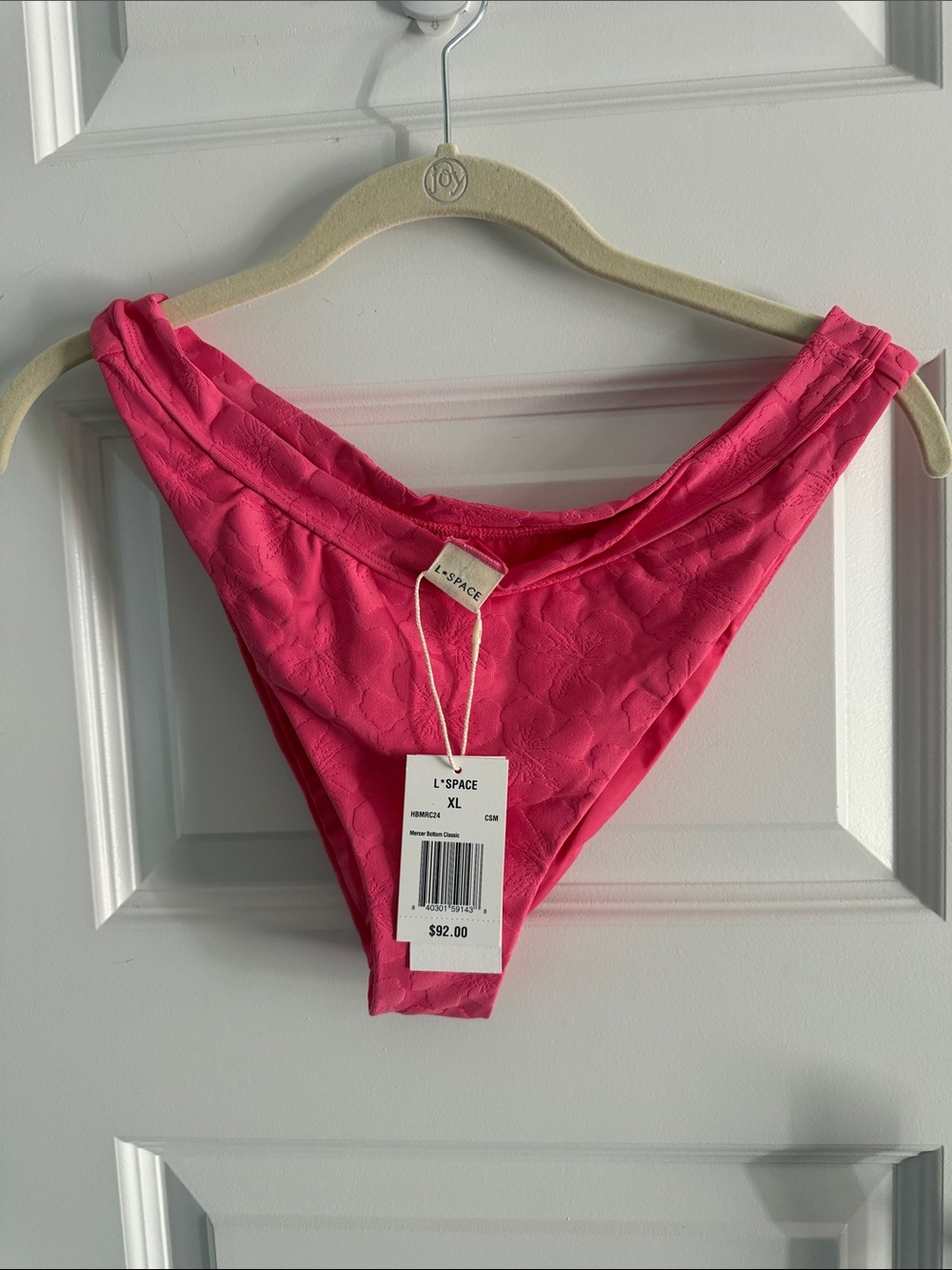 l*space Mercer Bottom classic Vibrant Pink High-Cut Bikini Bottoms XL